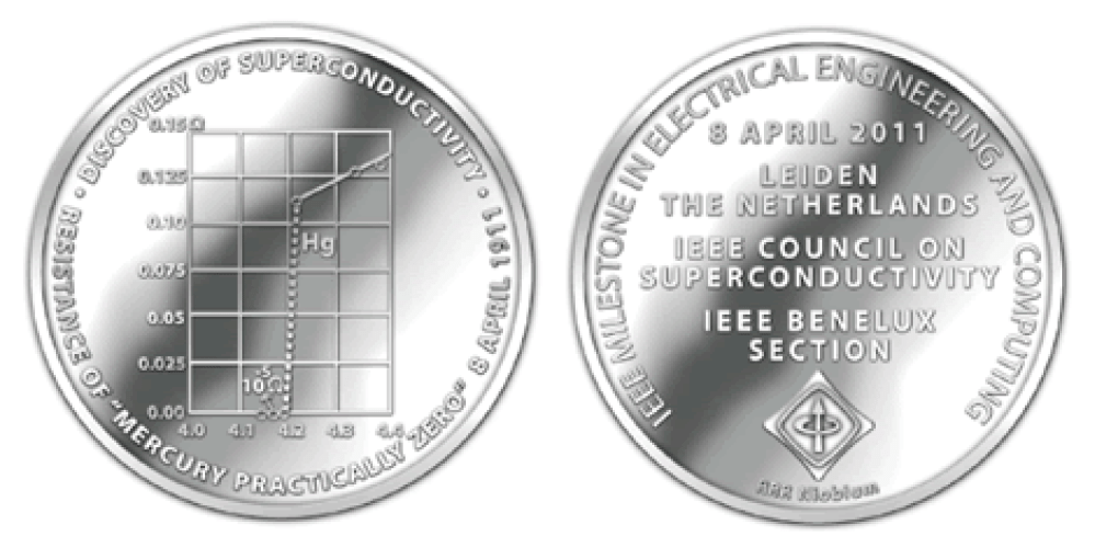 100th anniversary of the discovery of superconductivity commemorative coin (IEEE CSC)
