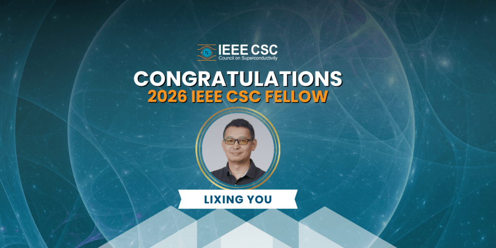  IEEE CSC 2026 Fellow Prof. Dr. Lixing You